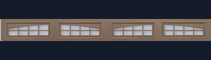 Window 8-Pane Double Arch